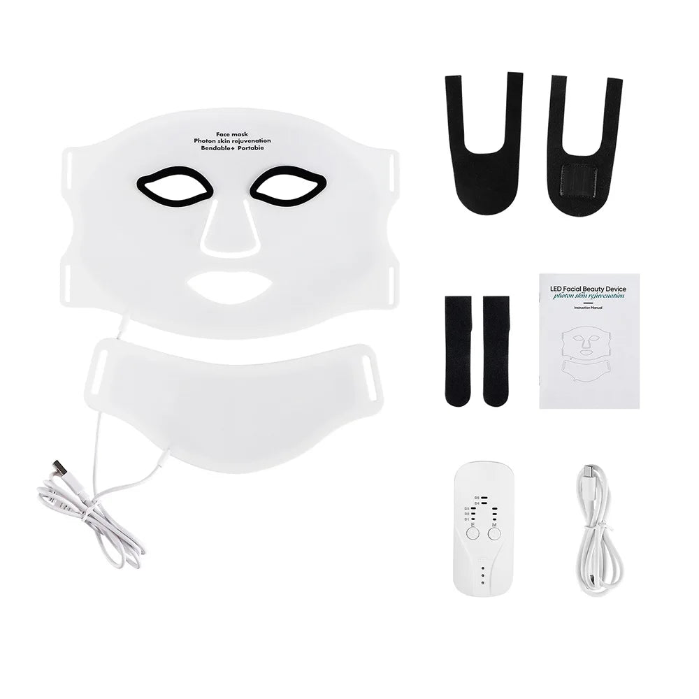 Vivolux LED Light Therapy Face Mask — 7-Color Skin Repair, Anti-Aging & Glow
