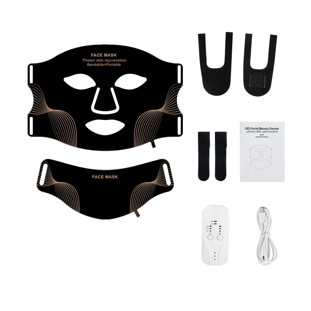 Vivolux LED Light Therapy Face Mask — 7-Color Skin Repair, Anti-Aging & Glow