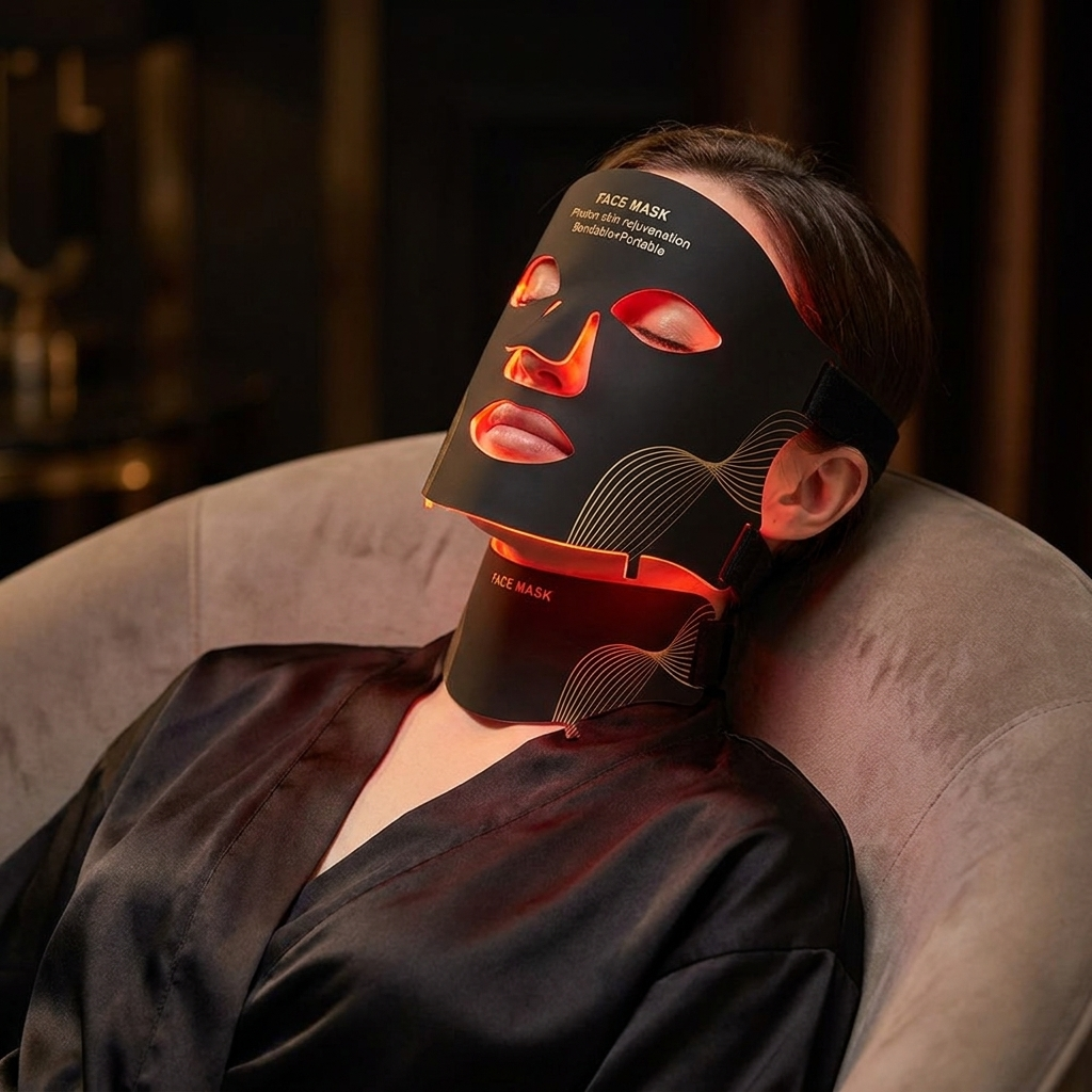 Vivolux LED Light Therapy Face Mask — 7-Color Skin Repair, Anti-Aging & Glow